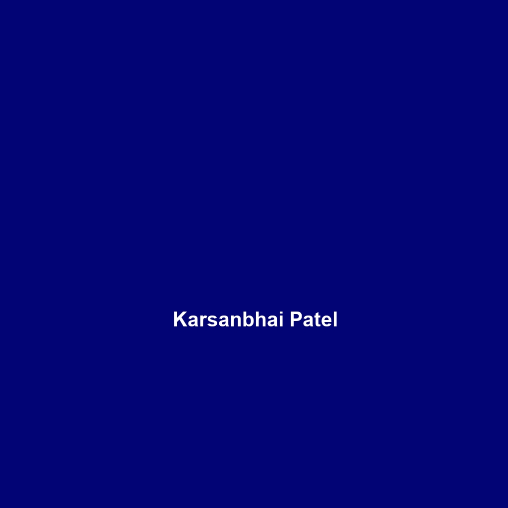 Karsanbhai Patel