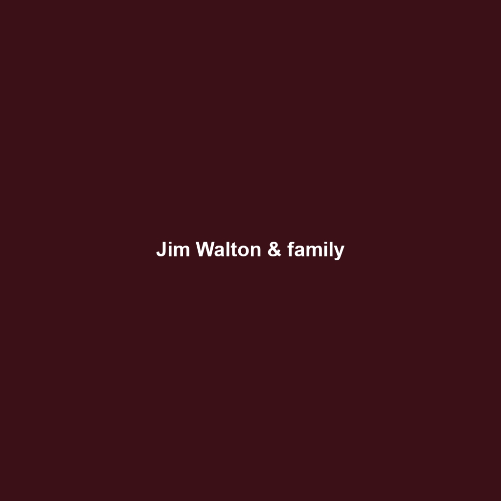 Jim Walton & family