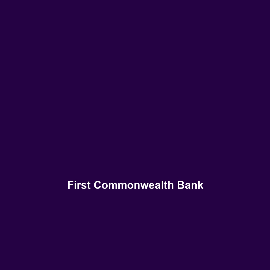 First Commonwealth Bank