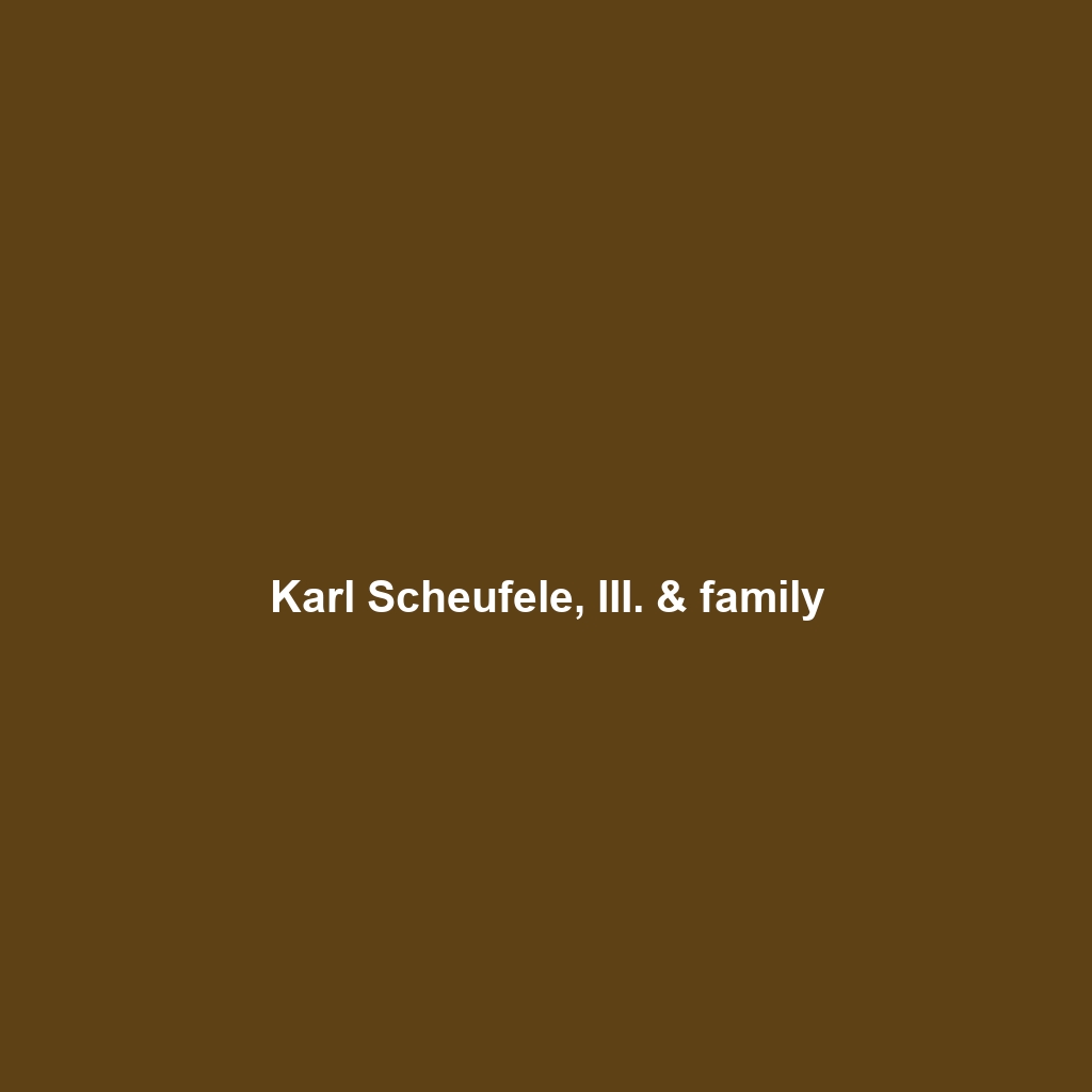 Karl Scheufele, III. & family