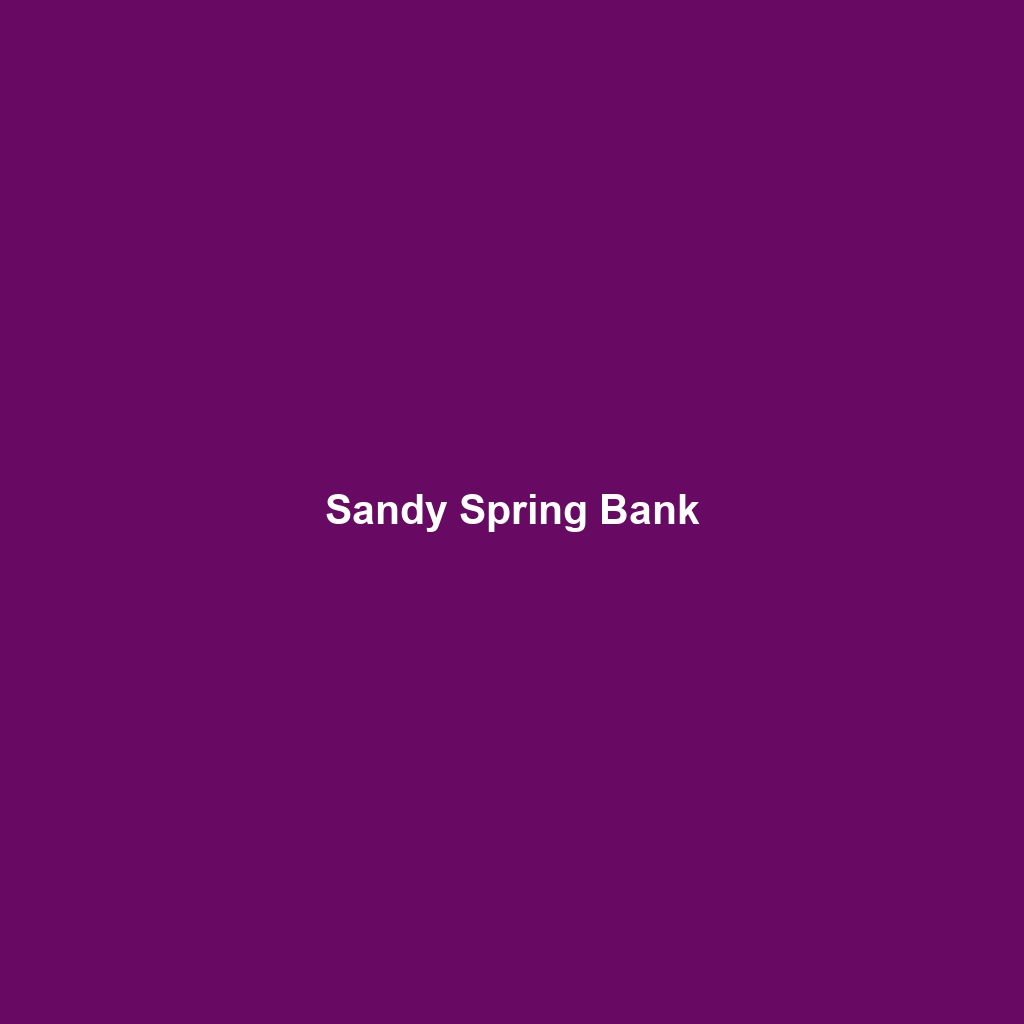 Sandy Spring Bank