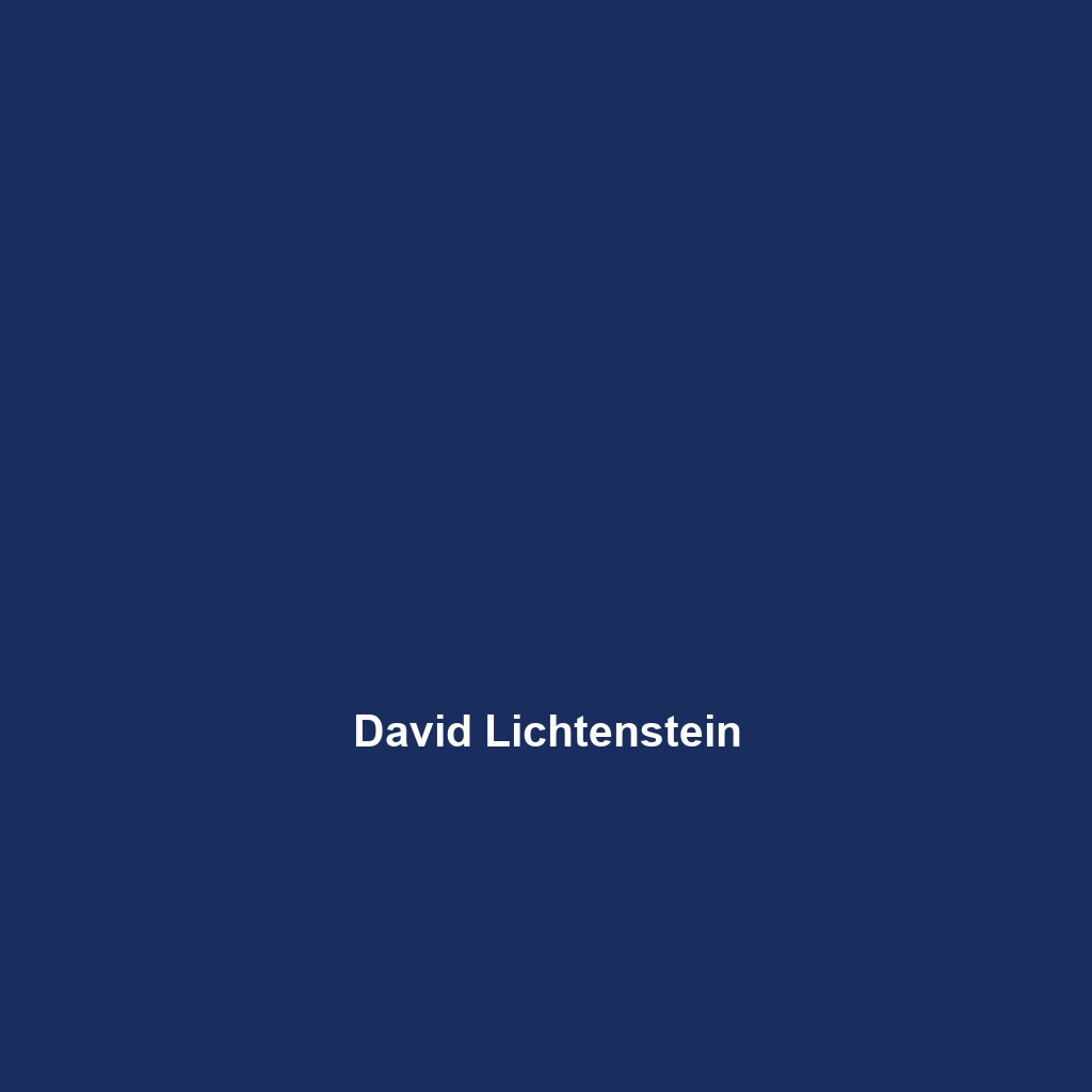 David Lichtenstein