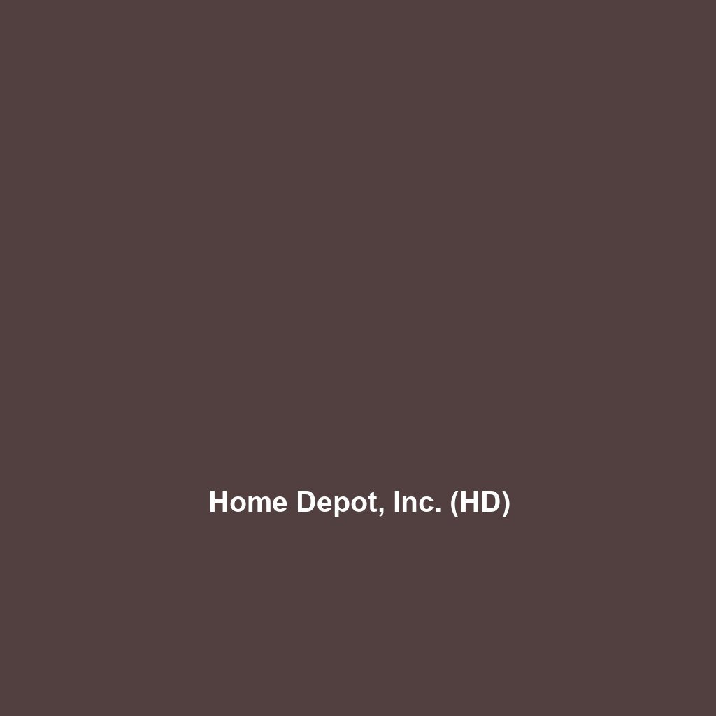 Home Depot, Inc. (HD)