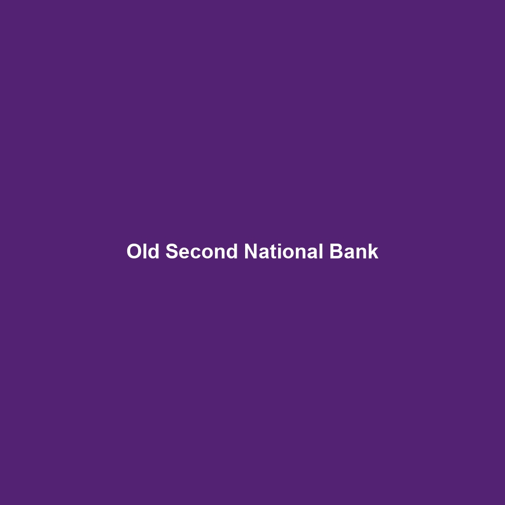 Old Second National Bank