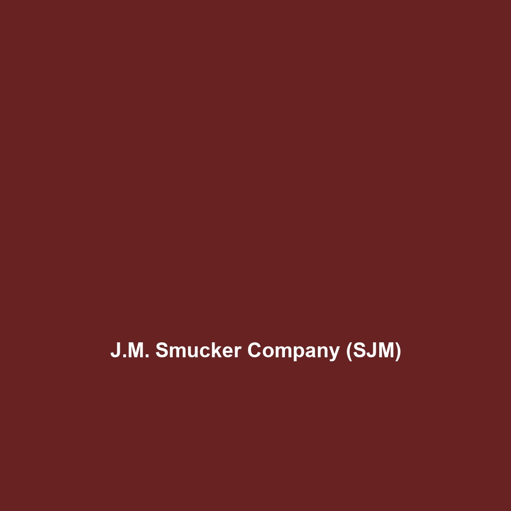 J.M. Smucker Company (SJM)