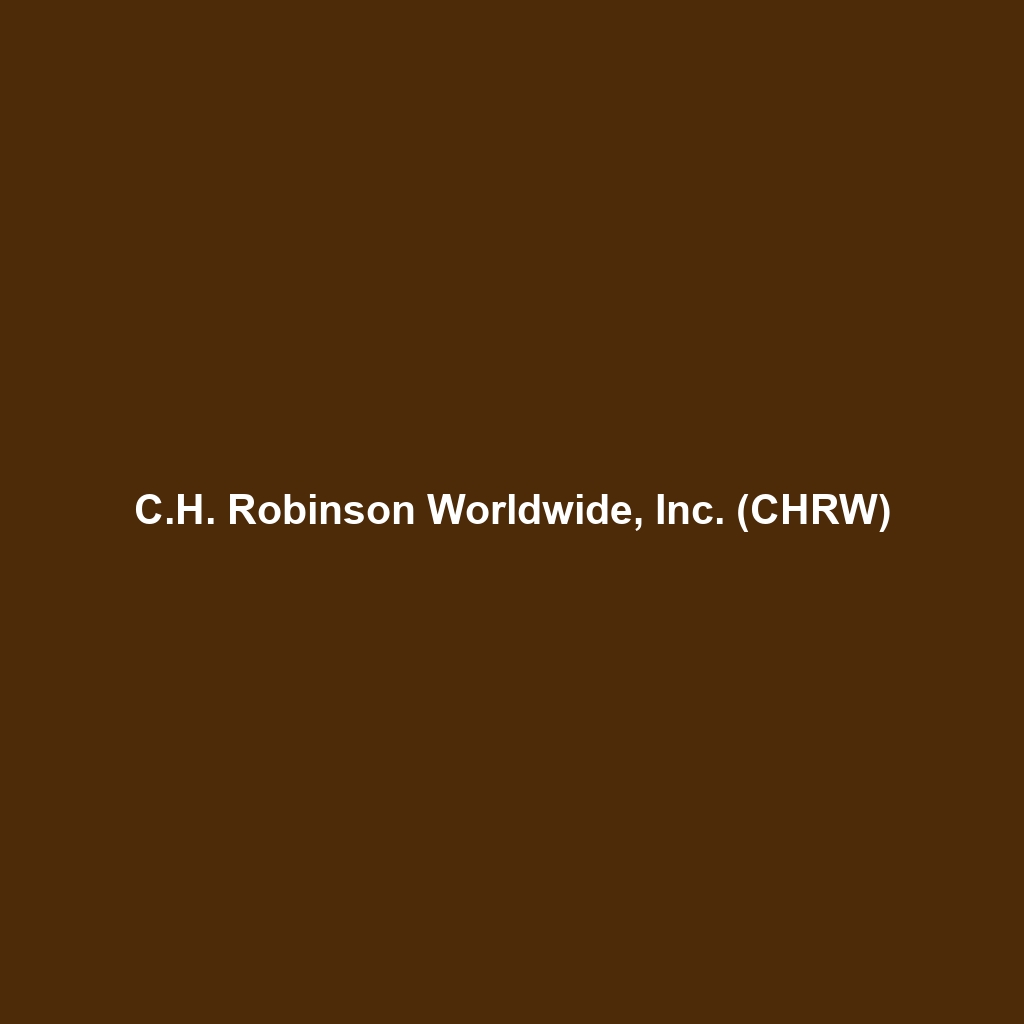 C.H. Robinson Worldwide, Inc. (CHRW)