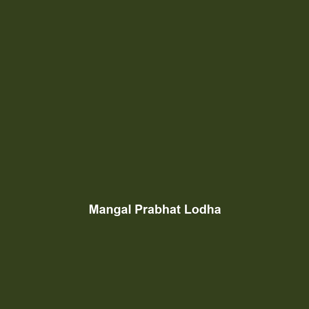 Mangal Prabhat Lodha