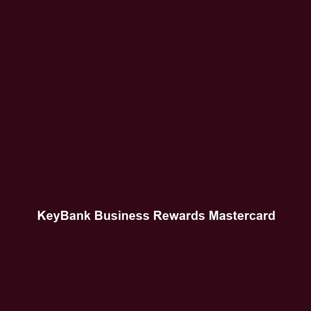 KeyBank Business Rewards Mastercard