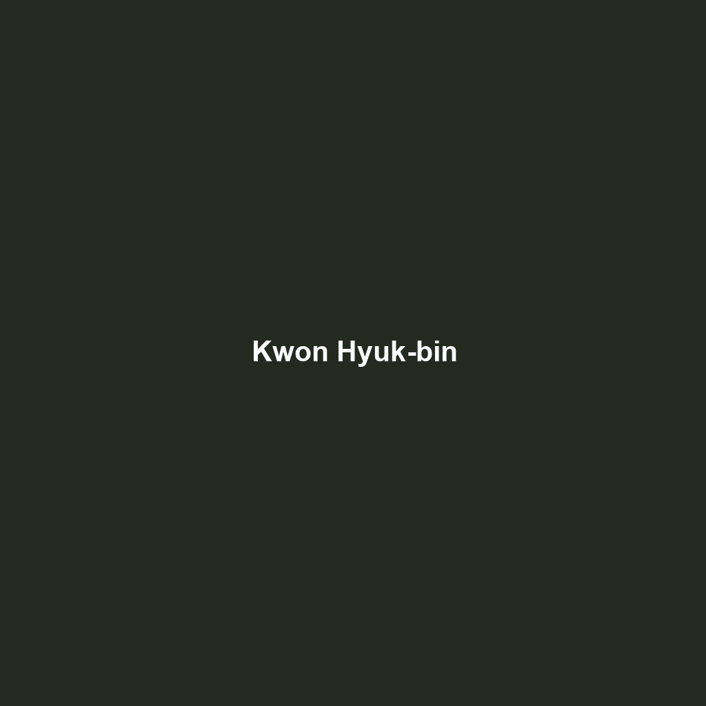 Kwon Hyuk-bin