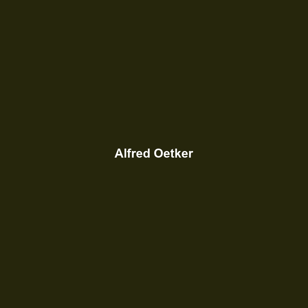 Alfred Oetker