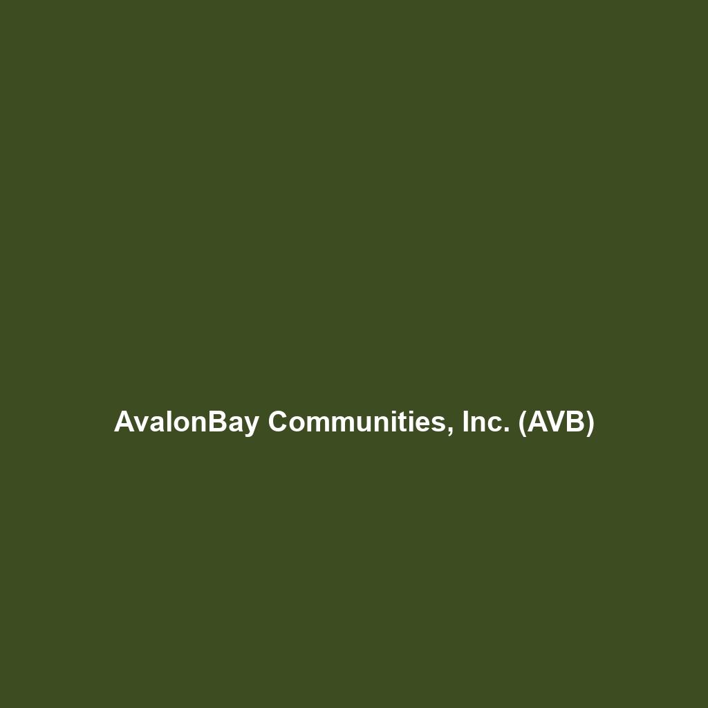 AvalonBay Communities, Inc. (AVB)