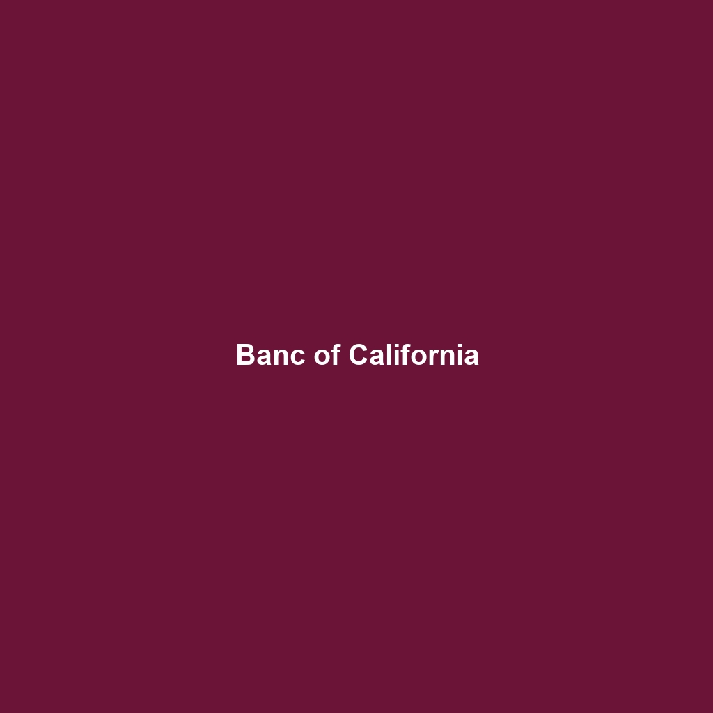 Banc of California