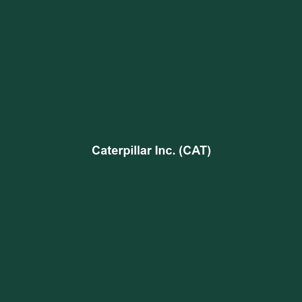 Caterpillar Inc. (CAT)