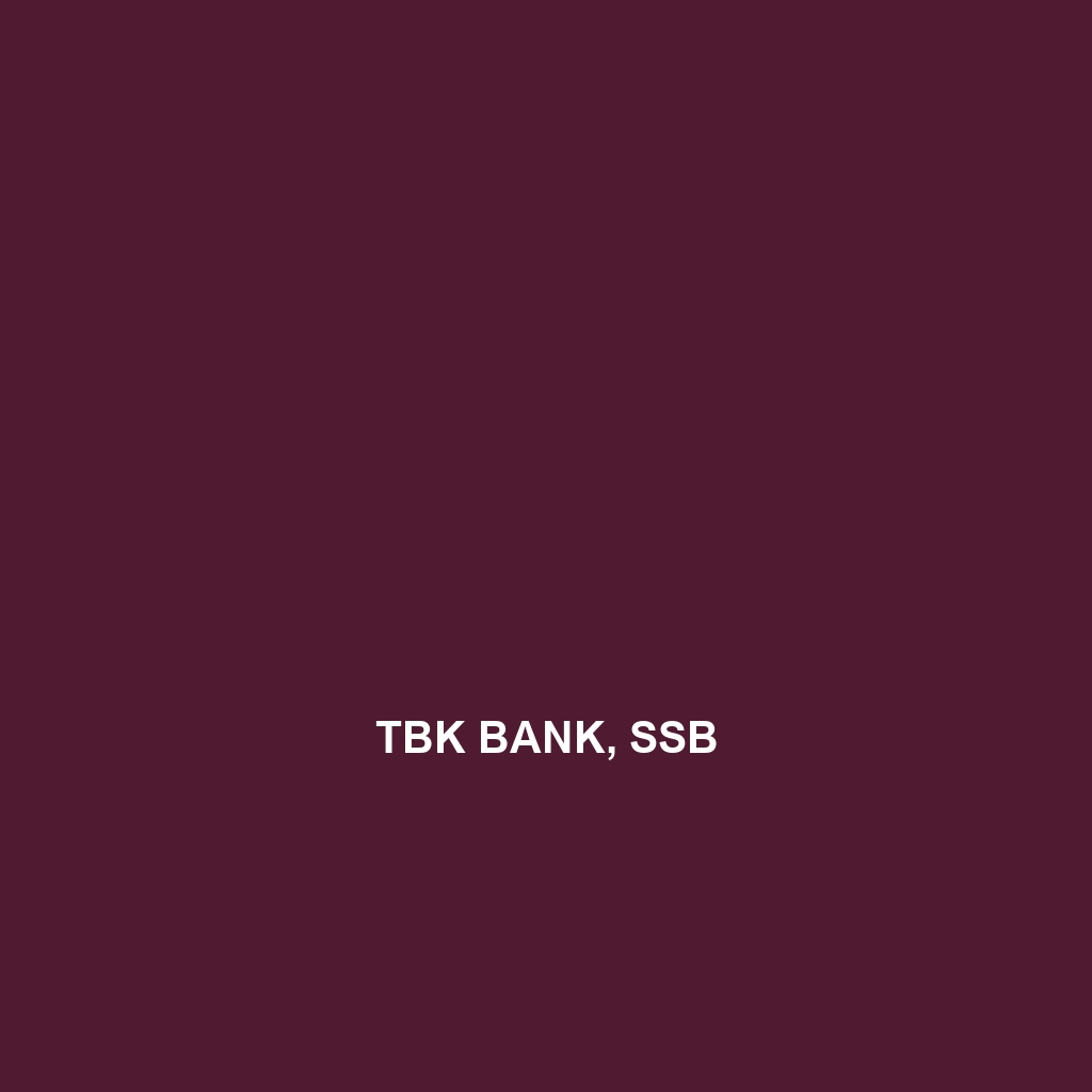 TBK BANK, SSB