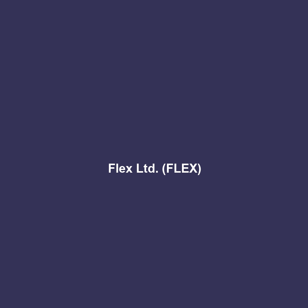 Flex Ltd. (FLEX)