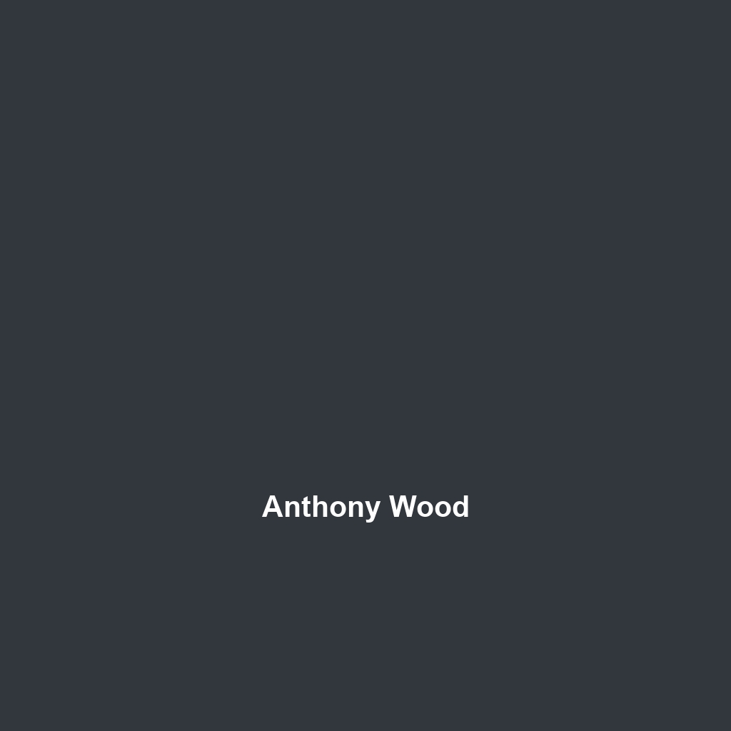 Anthony Wood