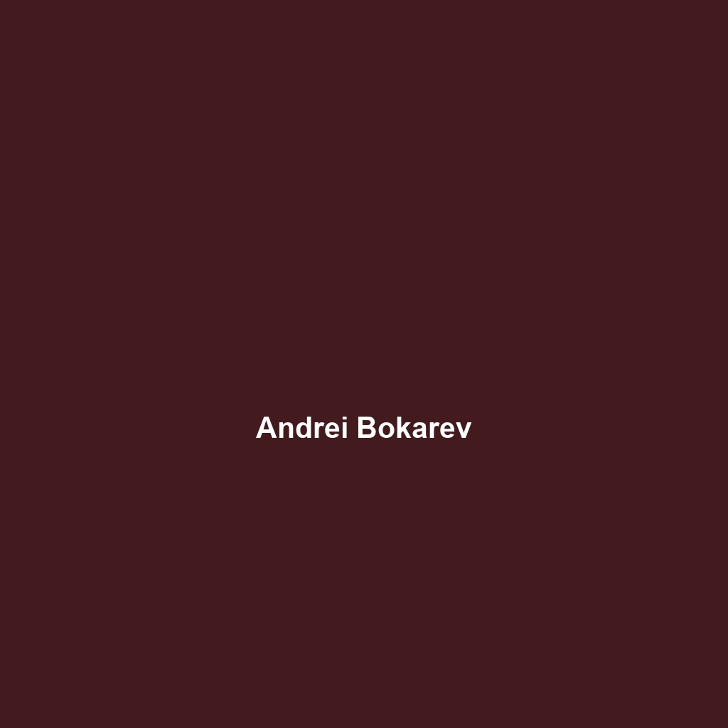 Andrei Bokarev