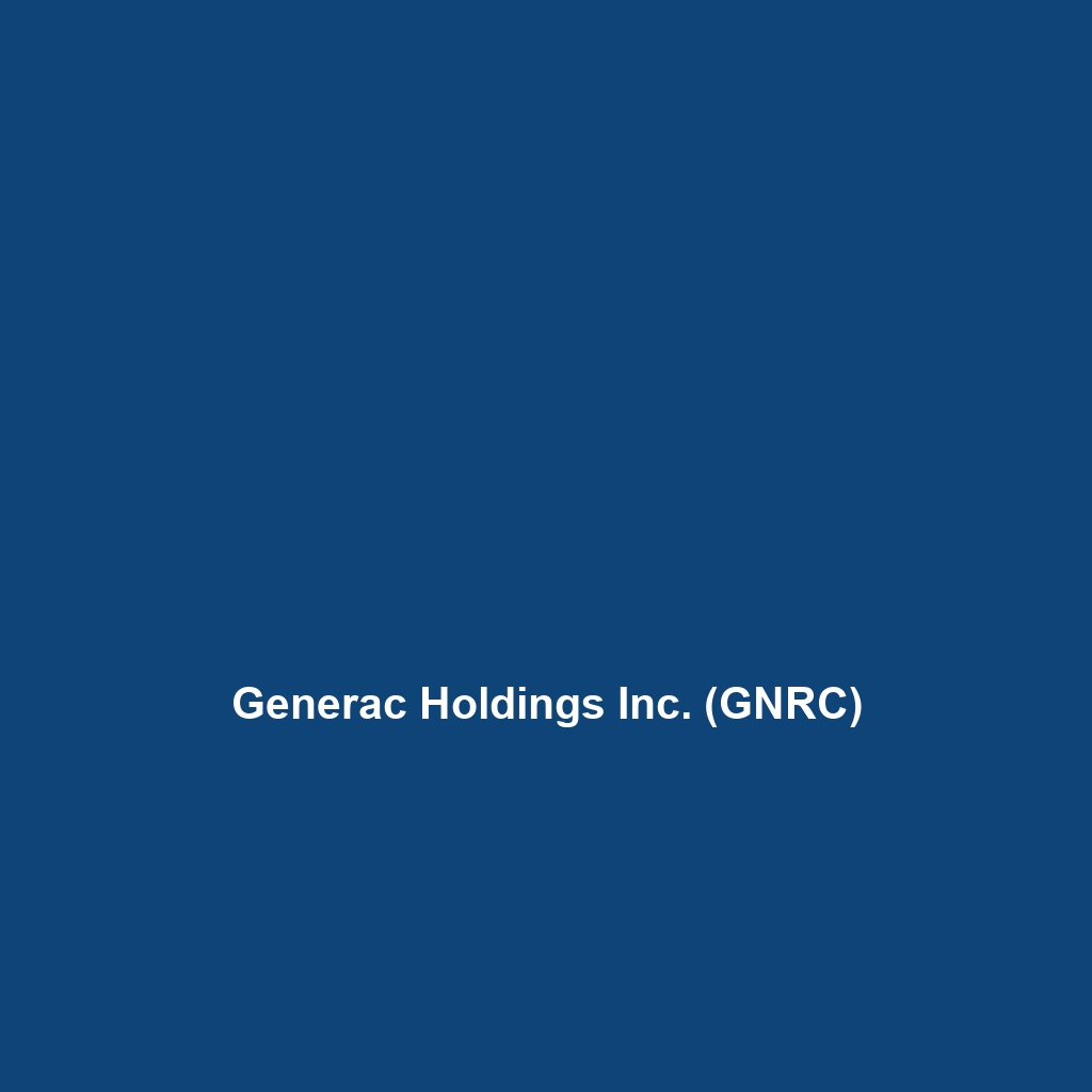 Generac Holdings Inc. (GNRC)