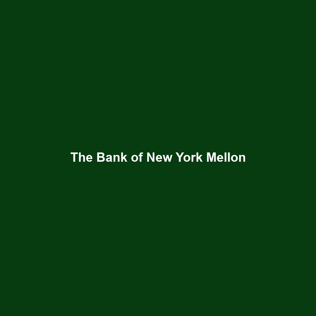 The Bank of New York Mellon