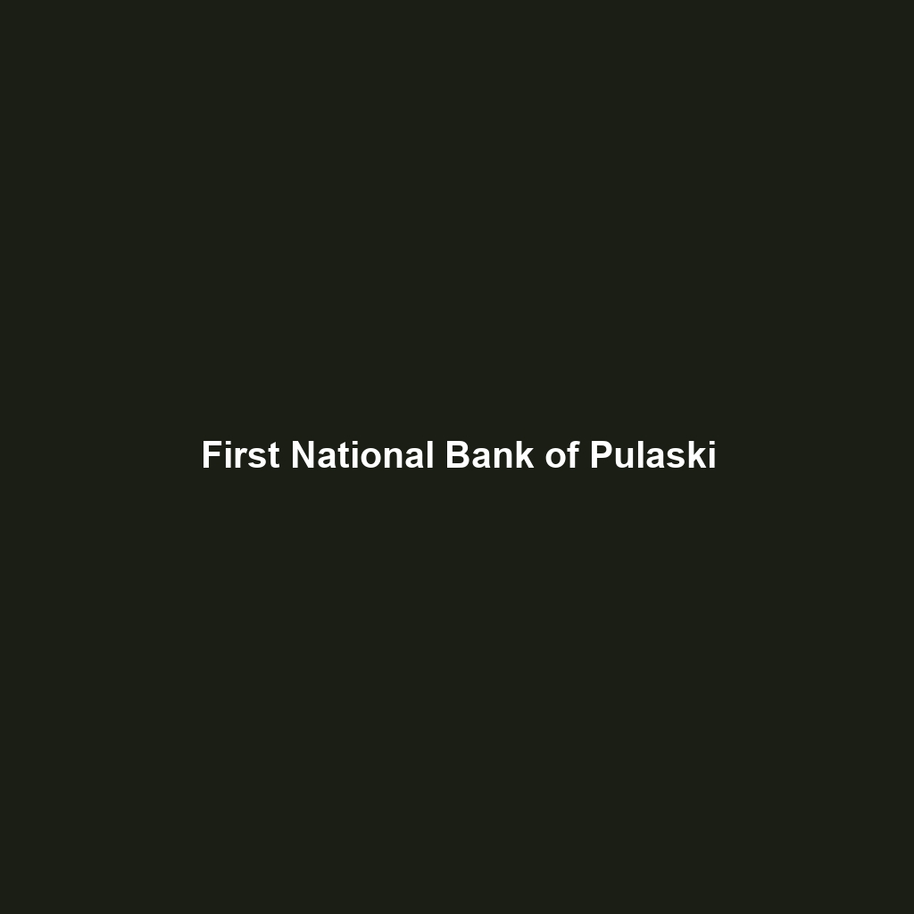 First National Bank of Pulaski