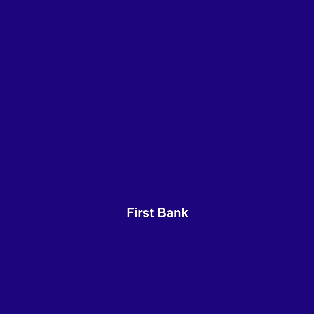 First Bank