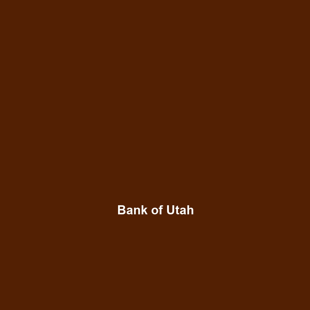 Bank of Utah