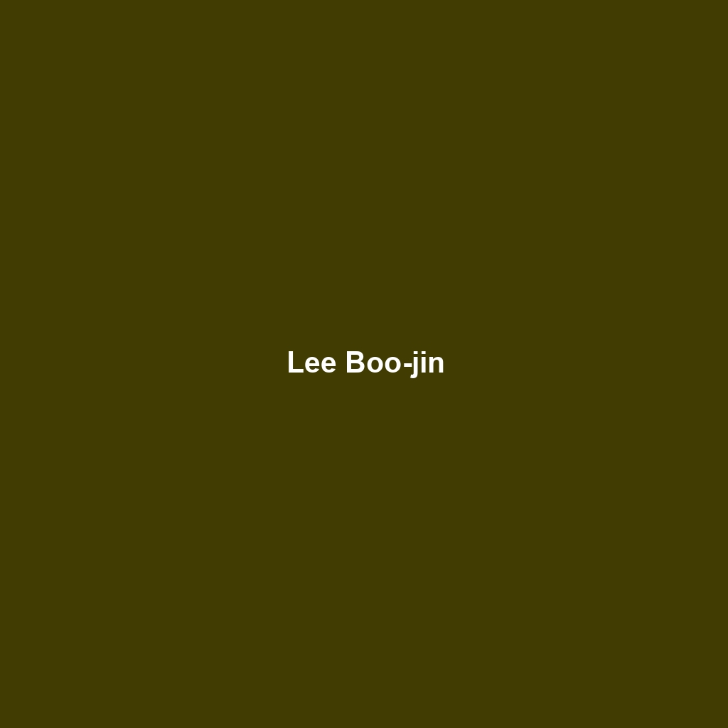 Lee Boo-jin