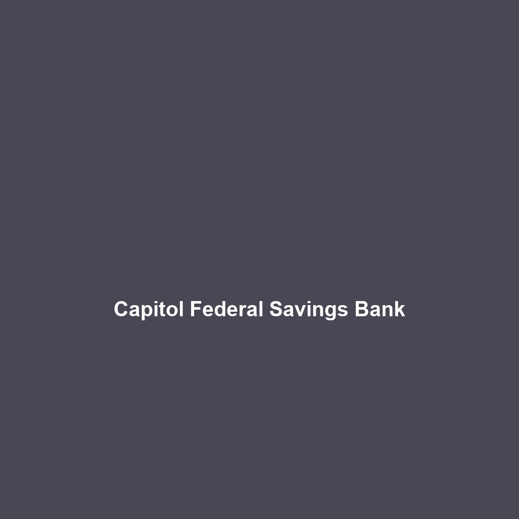 Capitol Federal Savings Bank