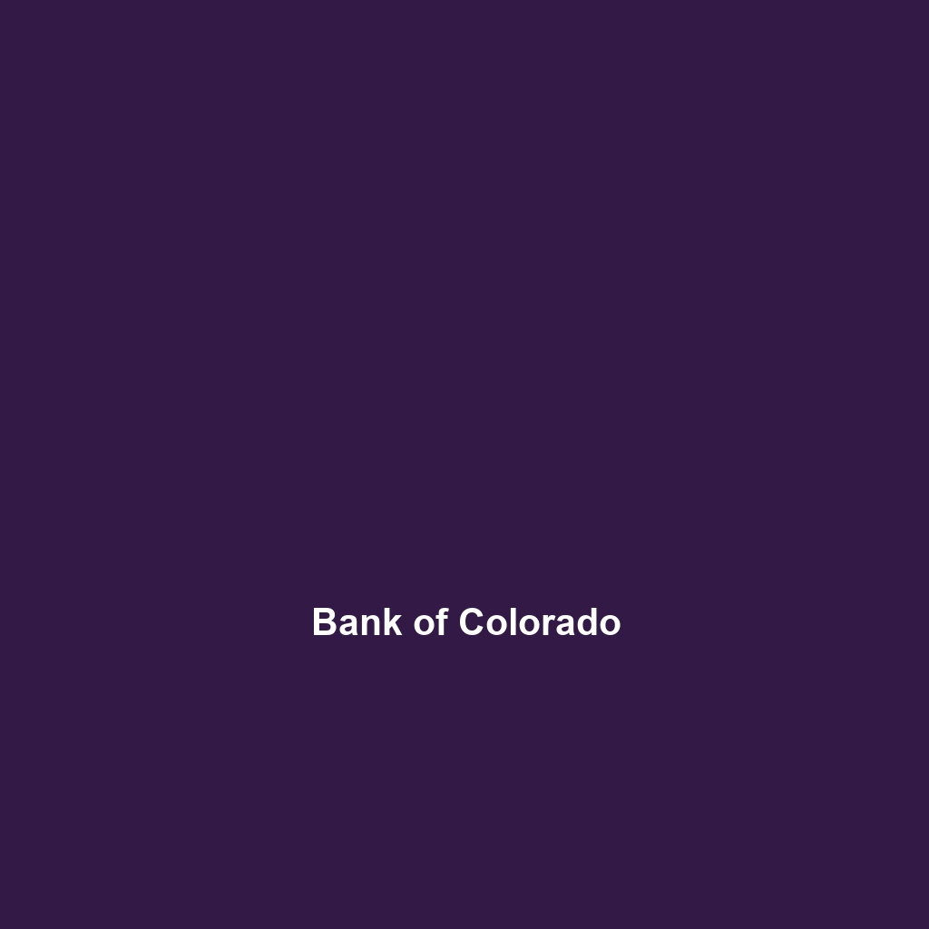 Bank of Colorado