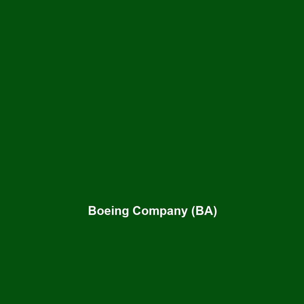 Boeing Company (BA)