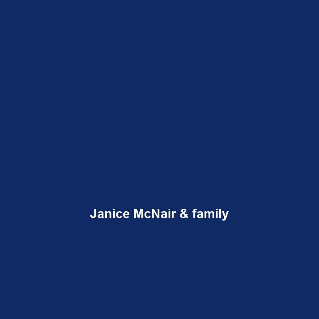 Janice McNair & family