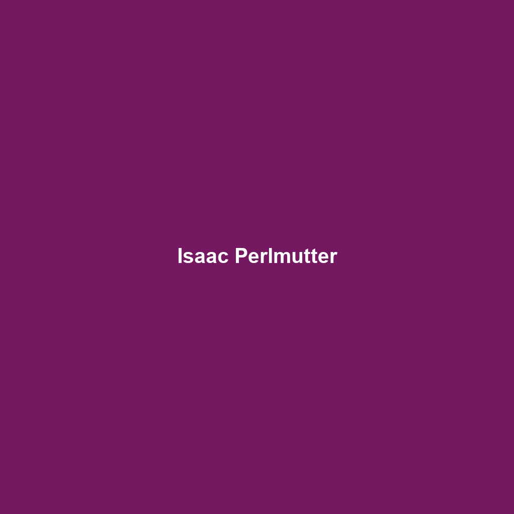 Isaac Perlmutter