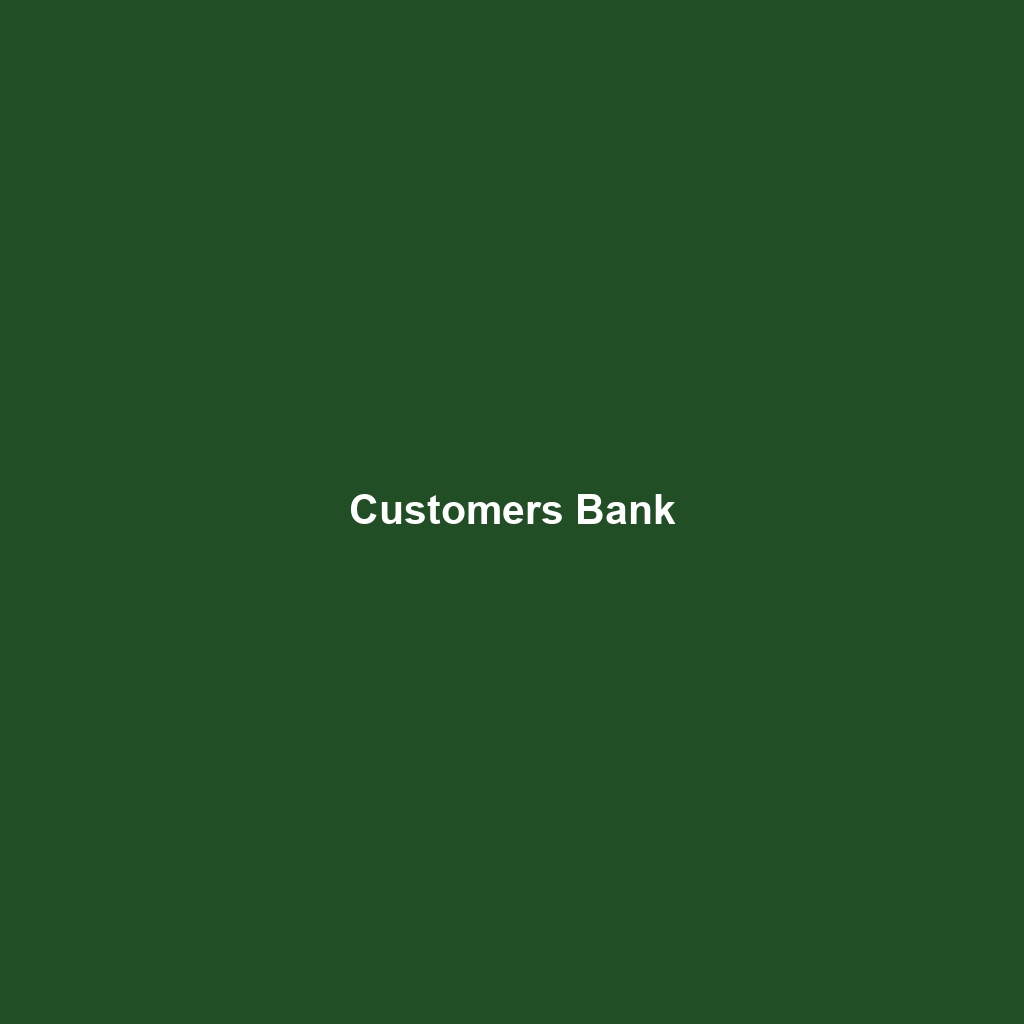 Customers Bank