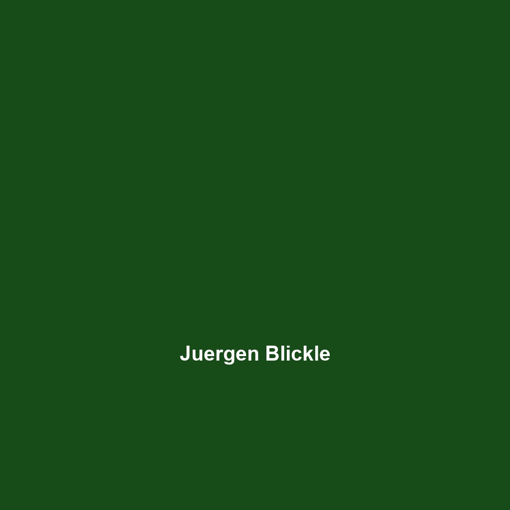 Juergen Blickle