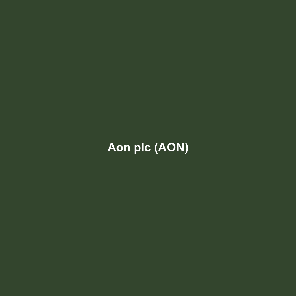 Aon plc (AON)