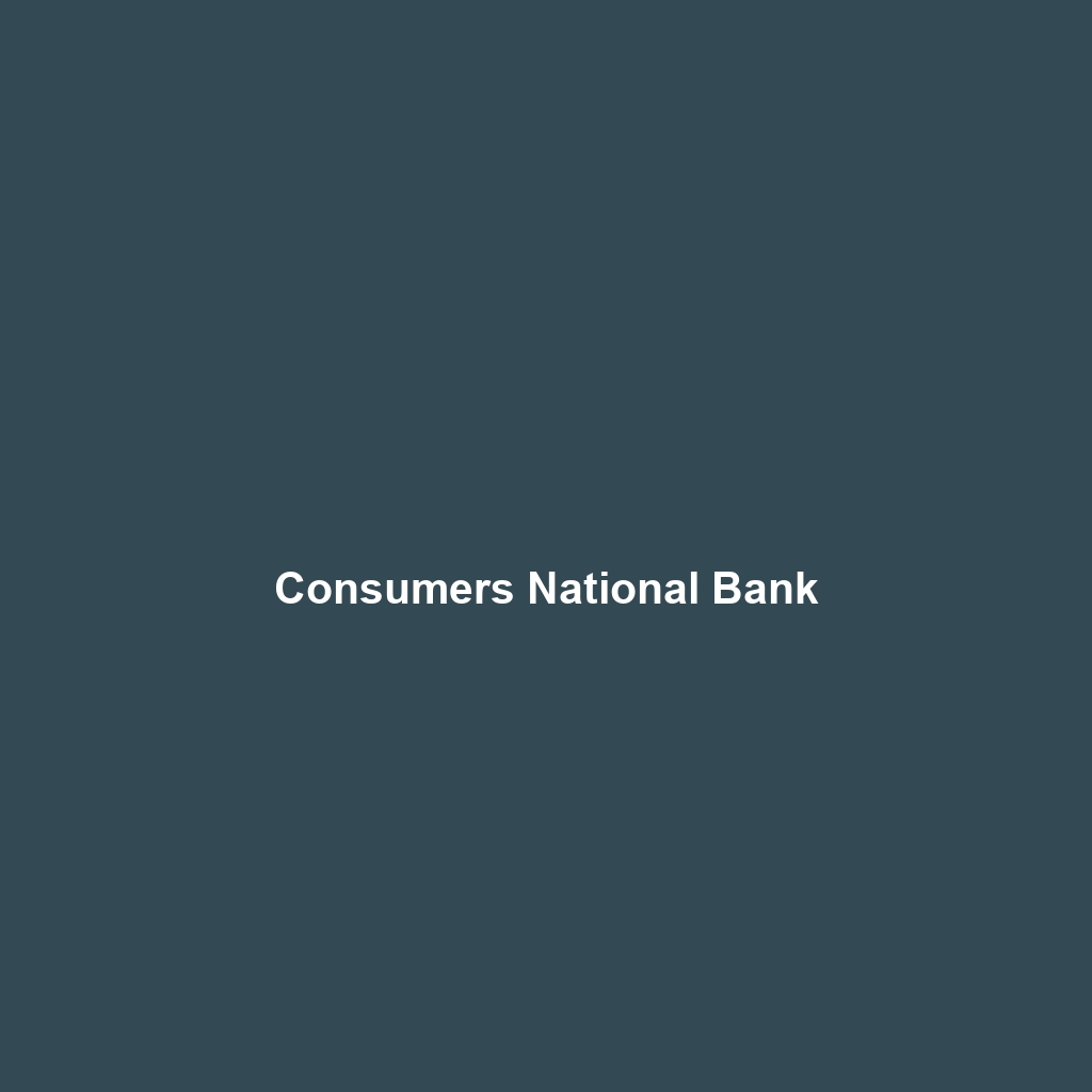 Consumers National Bank