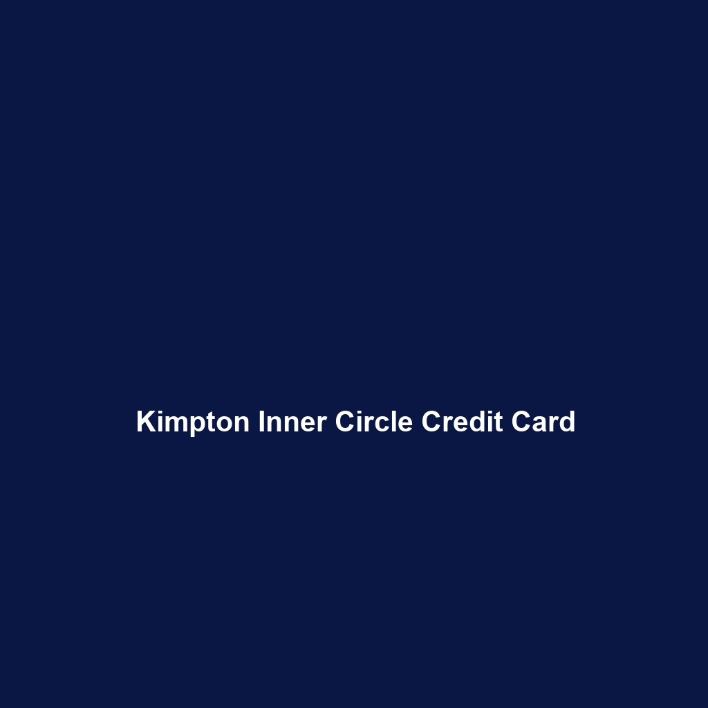 Kimpton Hotels Rewards Visa