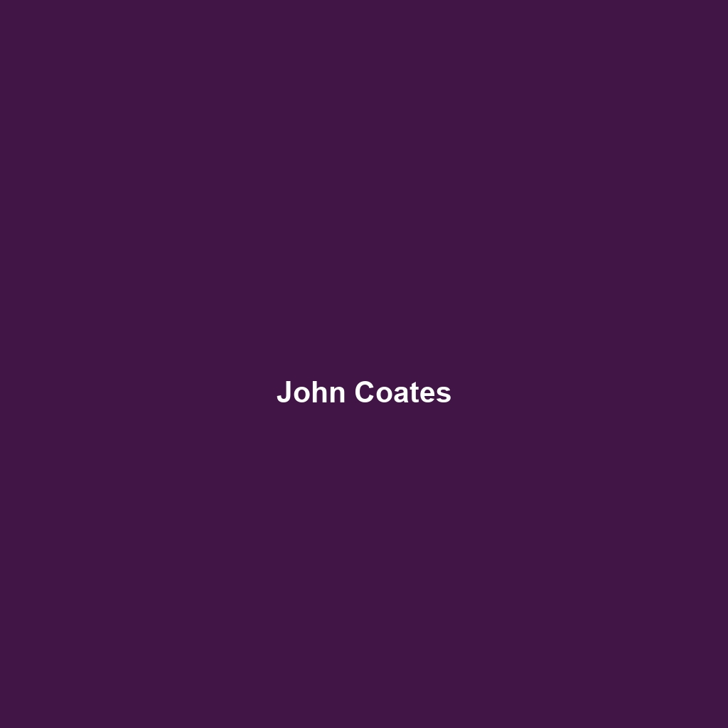 John Coates