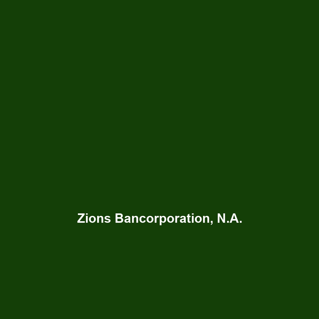 Zions Bancorporation, N.A.