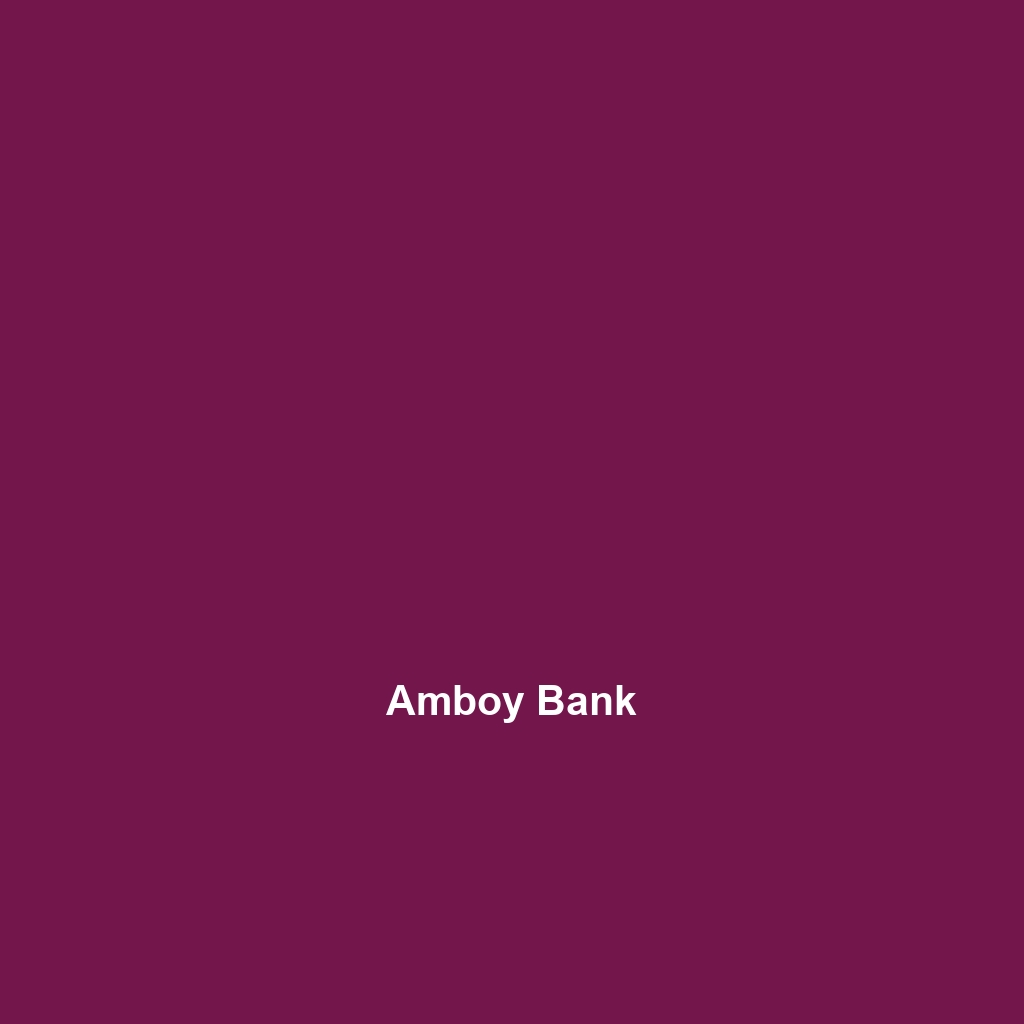 Amboy Bank