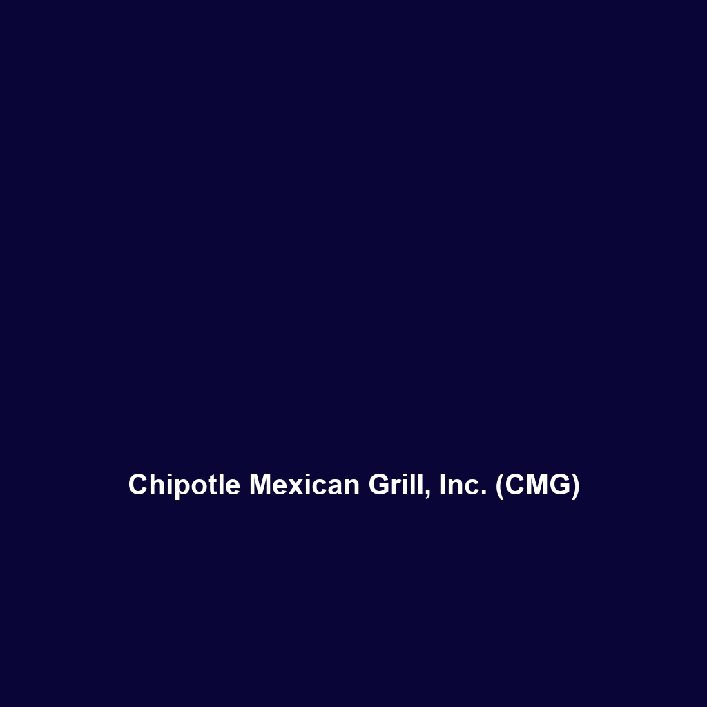 Chipotle Mexican Grill, Inc. (CMG)