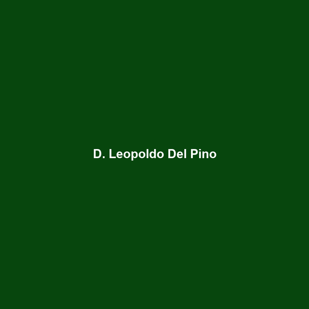 D. Leopoldo Del Pino