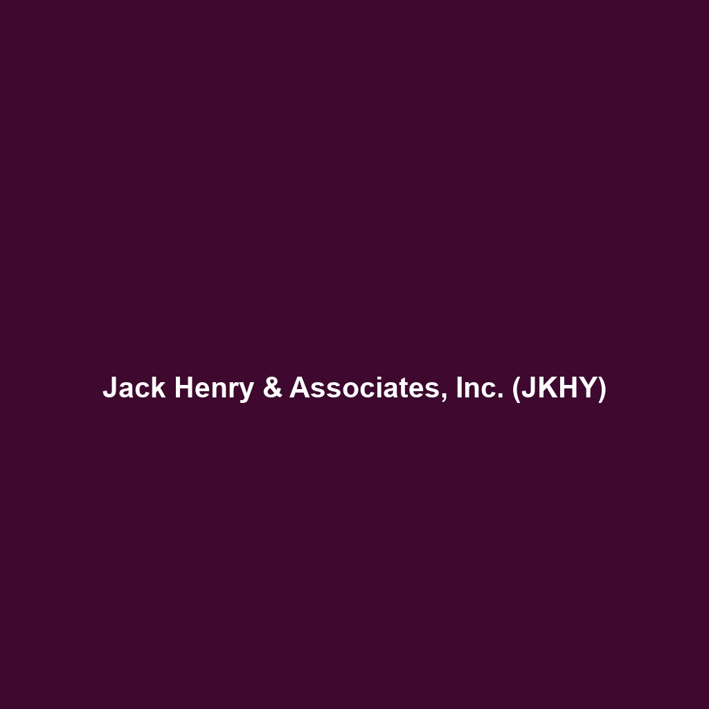 Jack Henry & Associates, Inc. (JKHY)