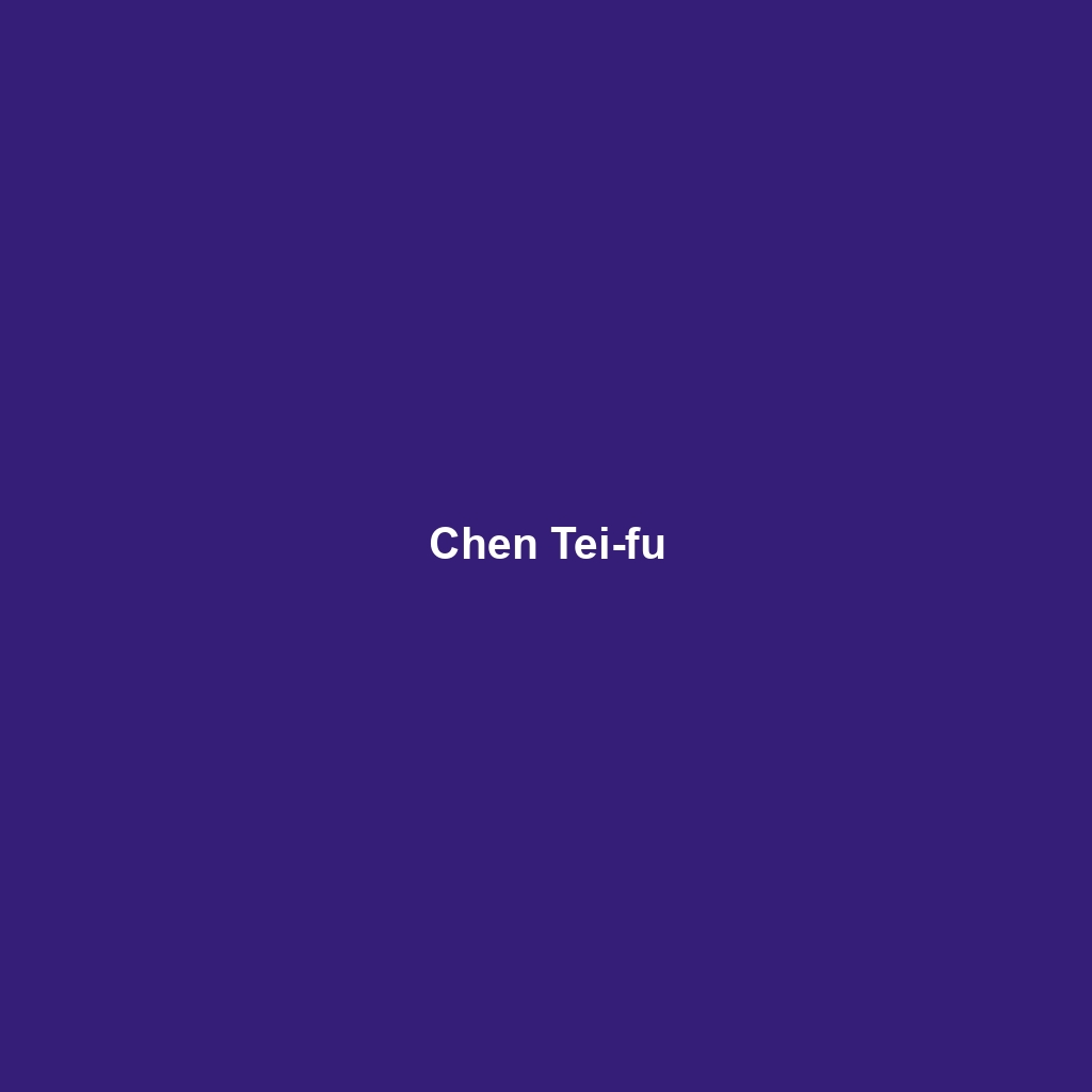 Chen Tei-fu