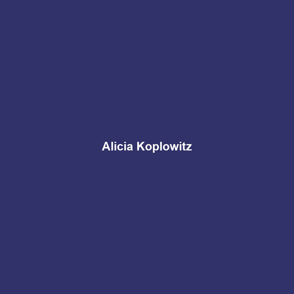 Alicia Koplowitz