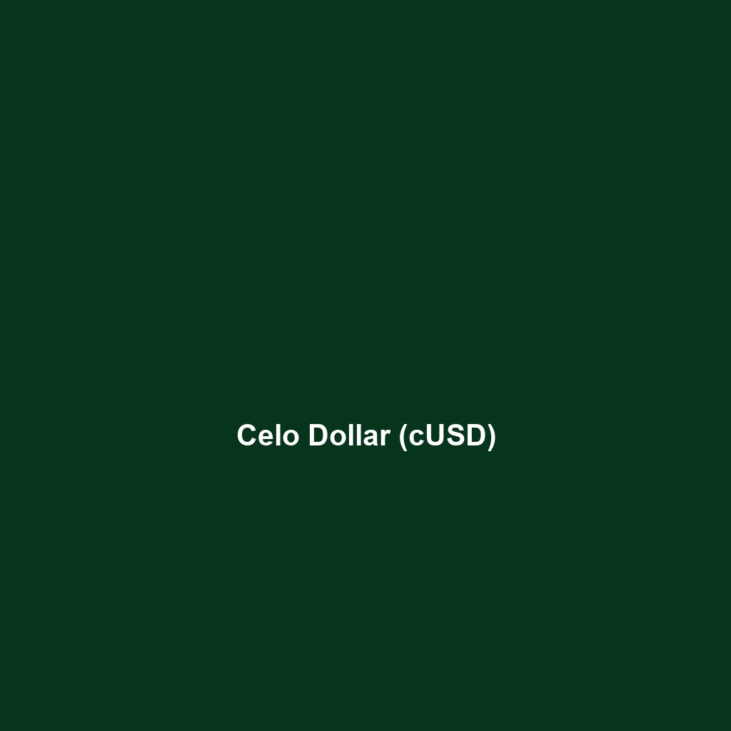 Celo Dollar (cUSD)