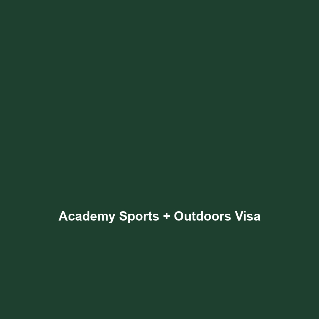 Academy Sports + Outdoors Visa