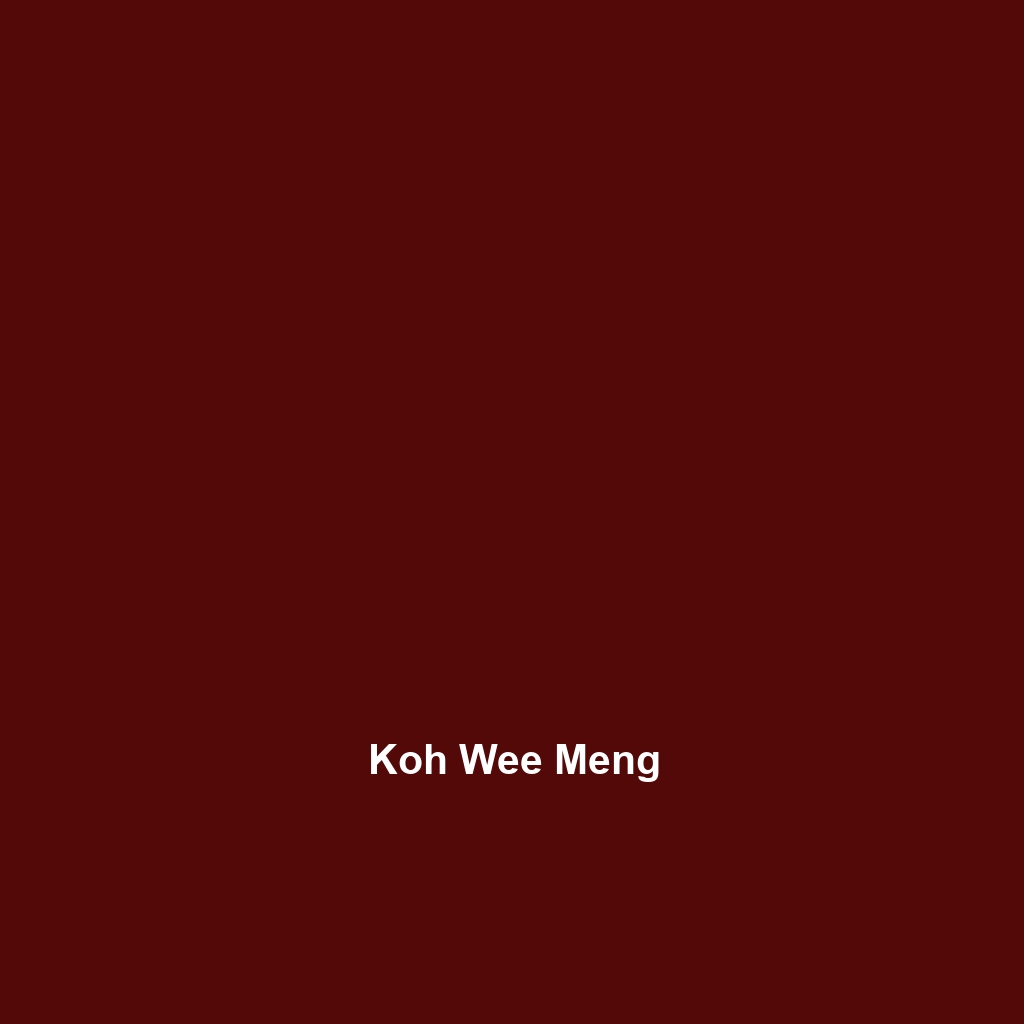 Koh Wee Meng