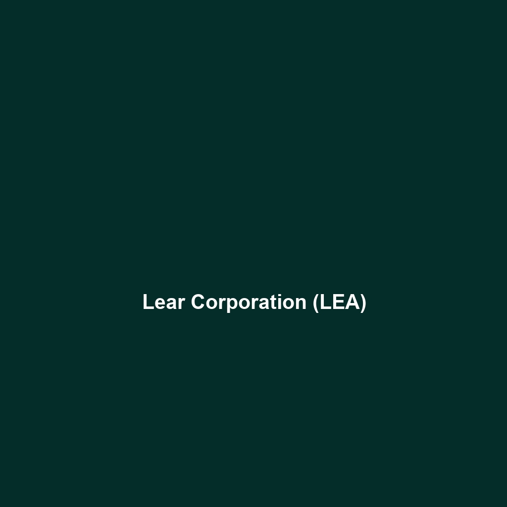 Lear Corporation (LEA)