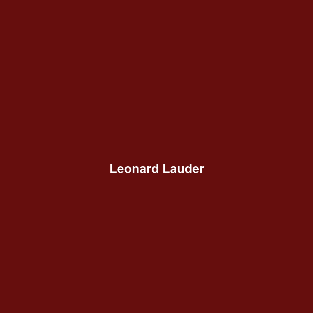 Leonard Lauder